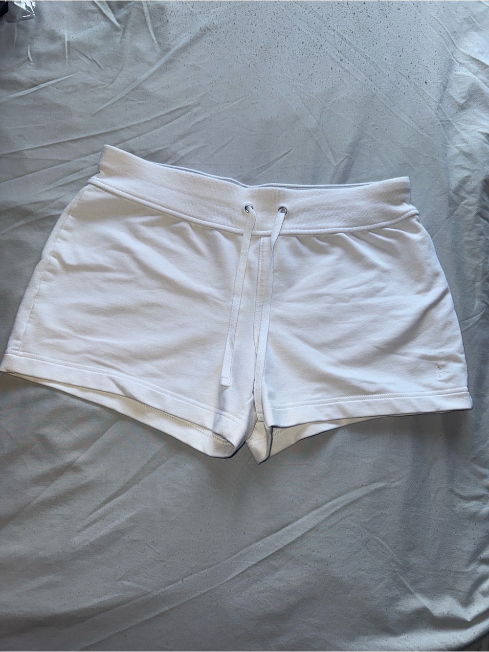 Danskin White Drawstring Athletic Shorts